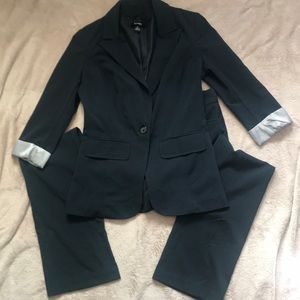 Navy Blue Pant Suit